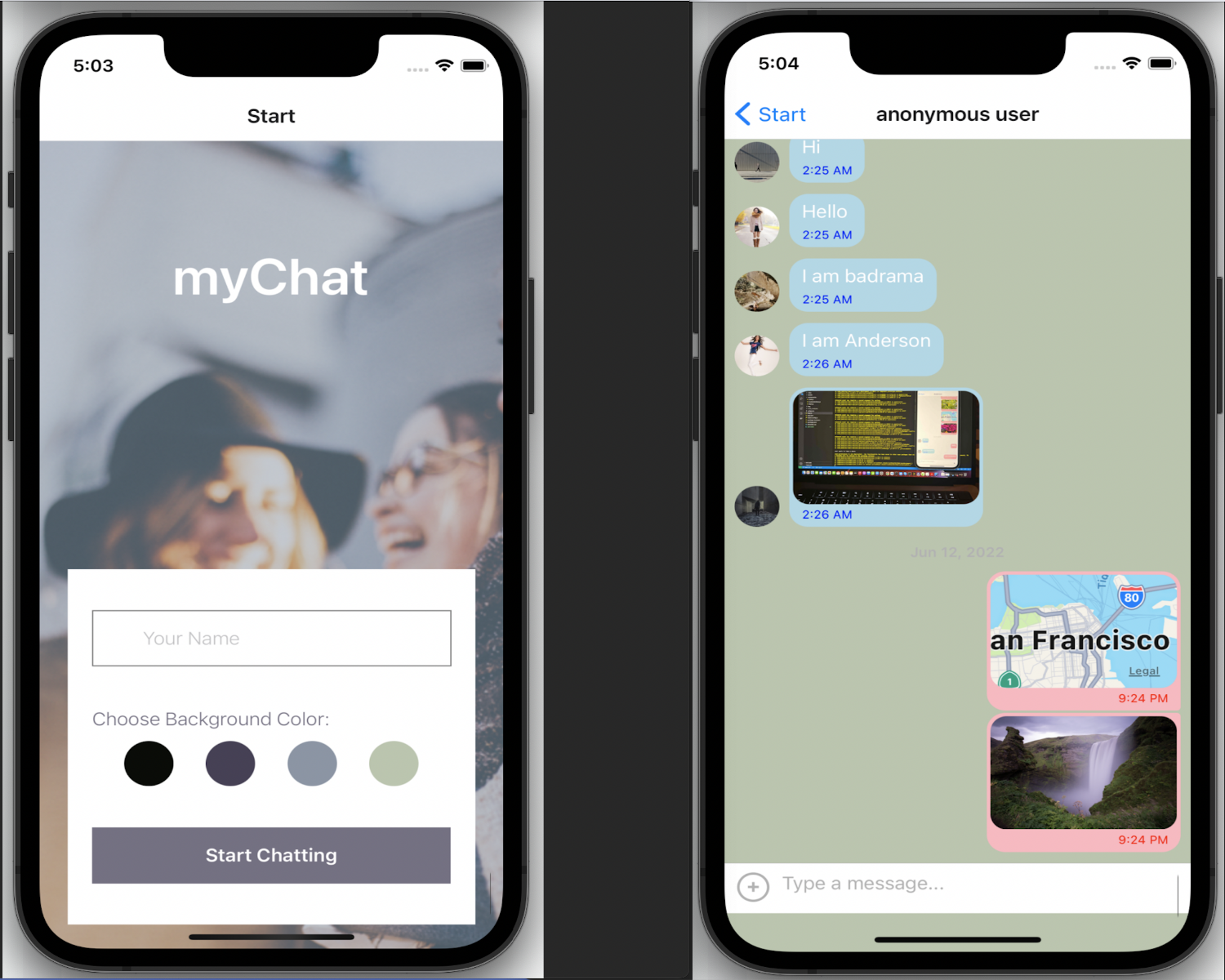 my Chat App
