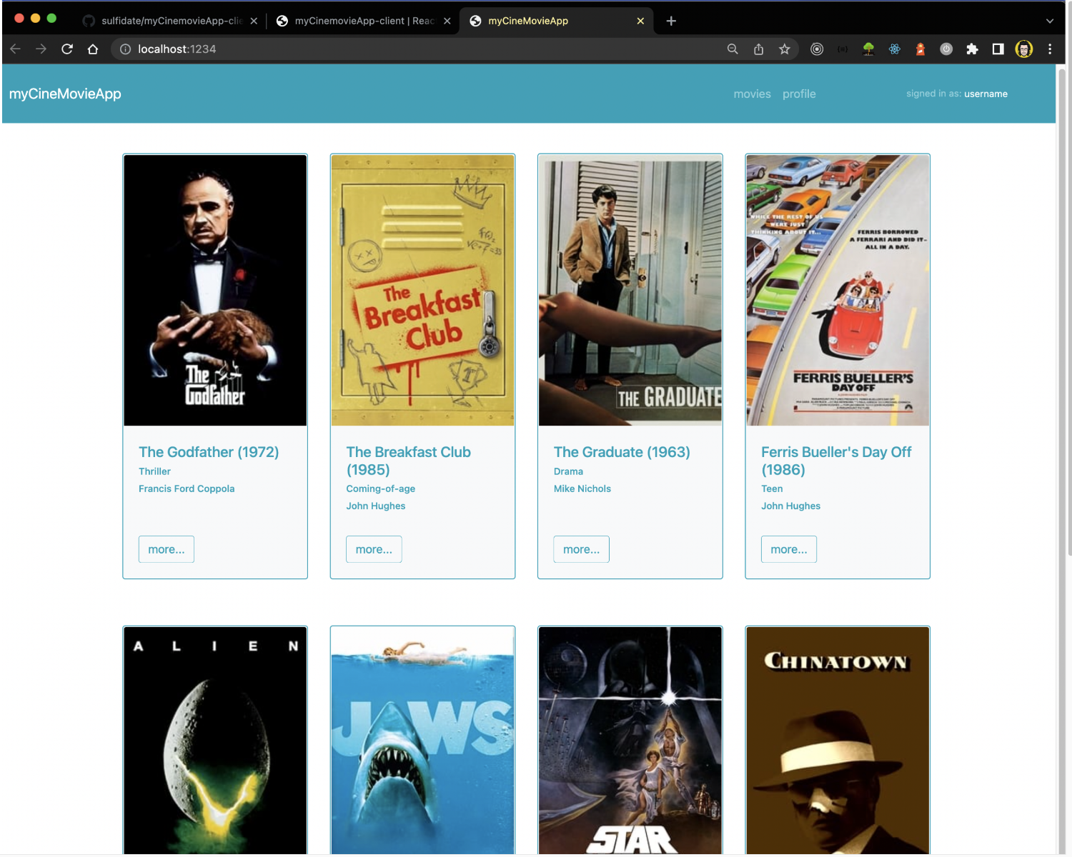 my Cinema Movie App React